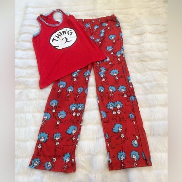 Thing 2 Pajamas Set (S) - Picture 1 of 10
